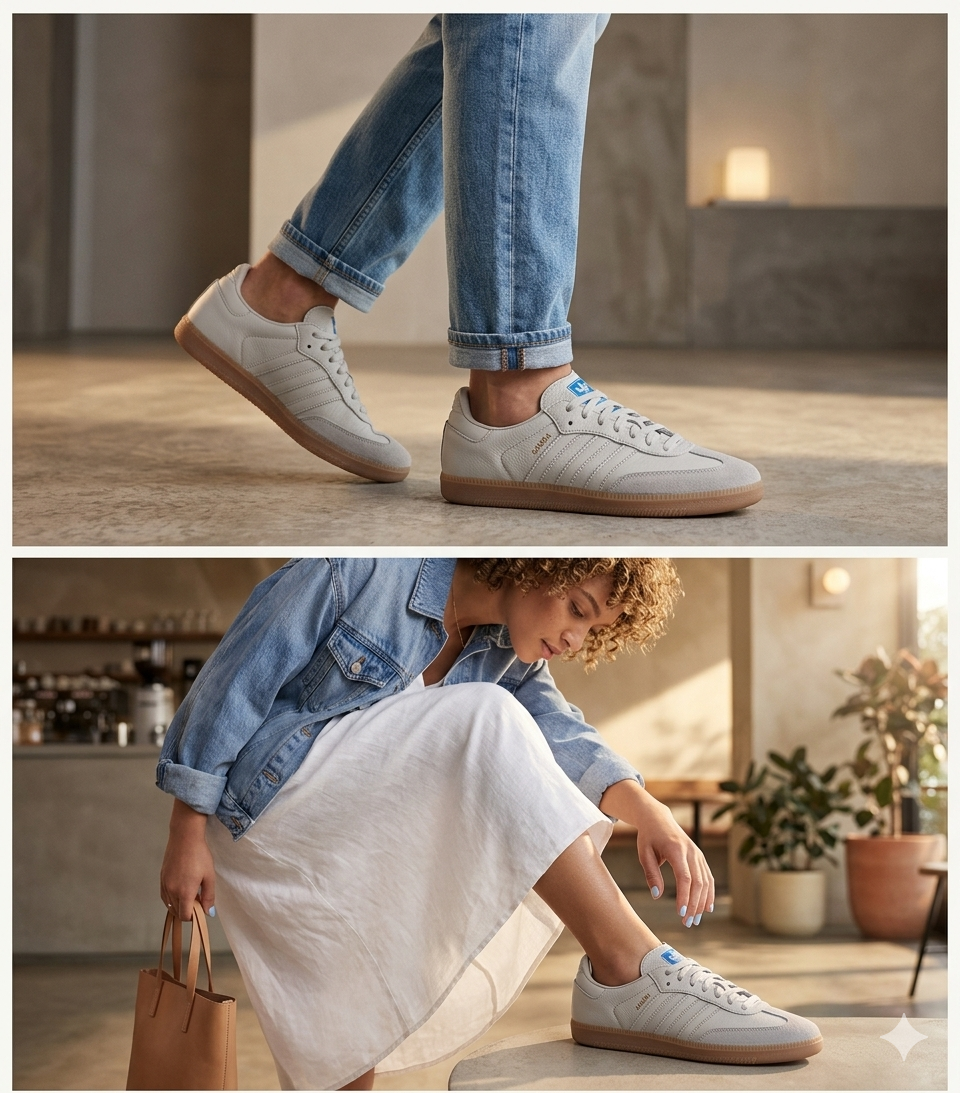Adidas Samba Mt Dama Blanco todo