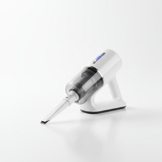 Aspirador portátil sem fio branco – foto do produto